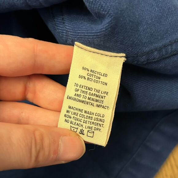 Alex Mill Britt Denim Women’s Work Jacket Black XXL 2XL Oversized Vintage Style - Picture 12 of 13